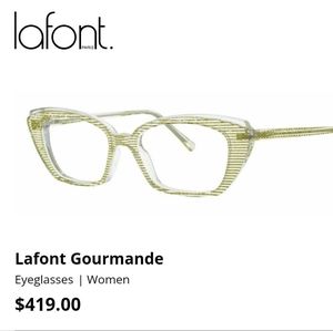 Lafont Gourmande Cat Eye Glasses